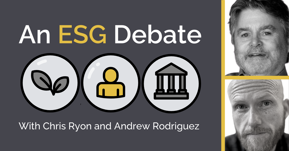 An ESG Debate
